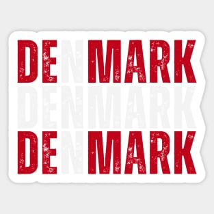 Denmark flag, danish flag Sticker